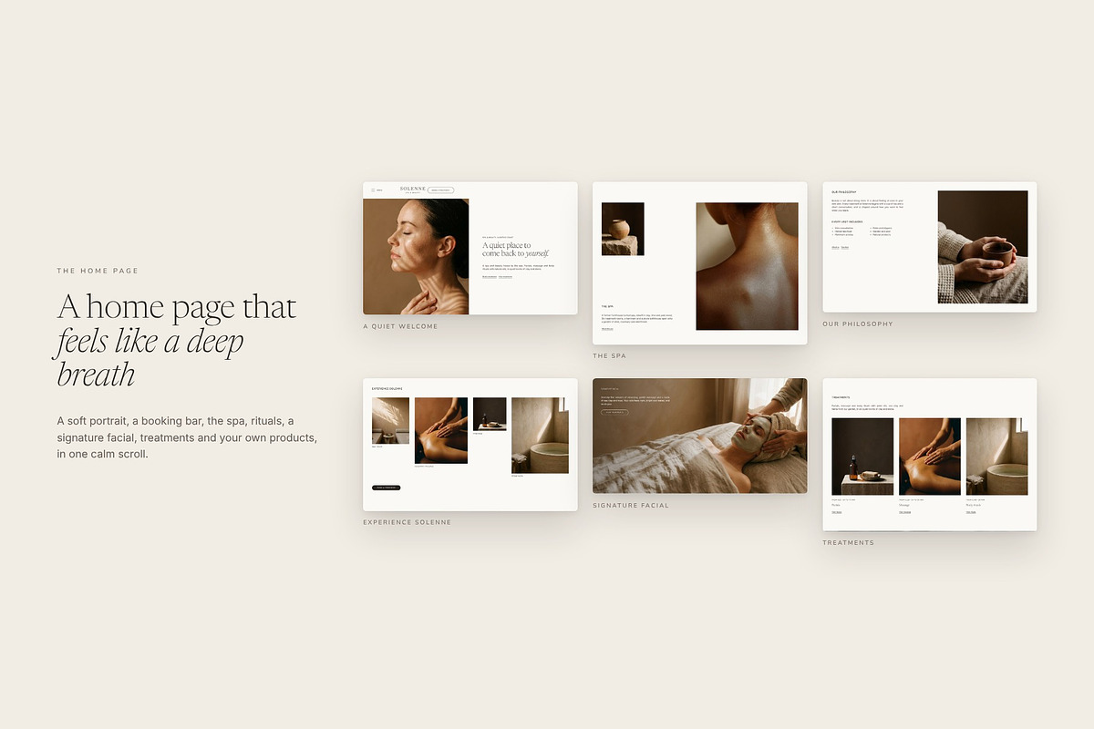 Solenne Spa & Beauty WordPress Theme, a WordPress Template by Tomasz Ganclerz (Photo 3 of 19)