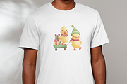 Baby Christmas Chick Clipart, an Illustration by Markicha Art (Thumbnail 4 of 6)