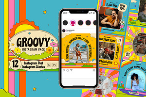 Groovy Instagram Pack