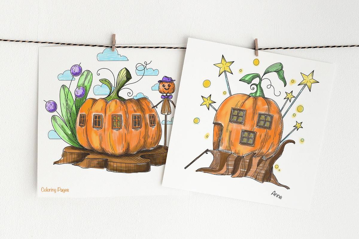 Fairy Pumpkin House, an Object Graphic by YuNa (Photo 5 of 6)