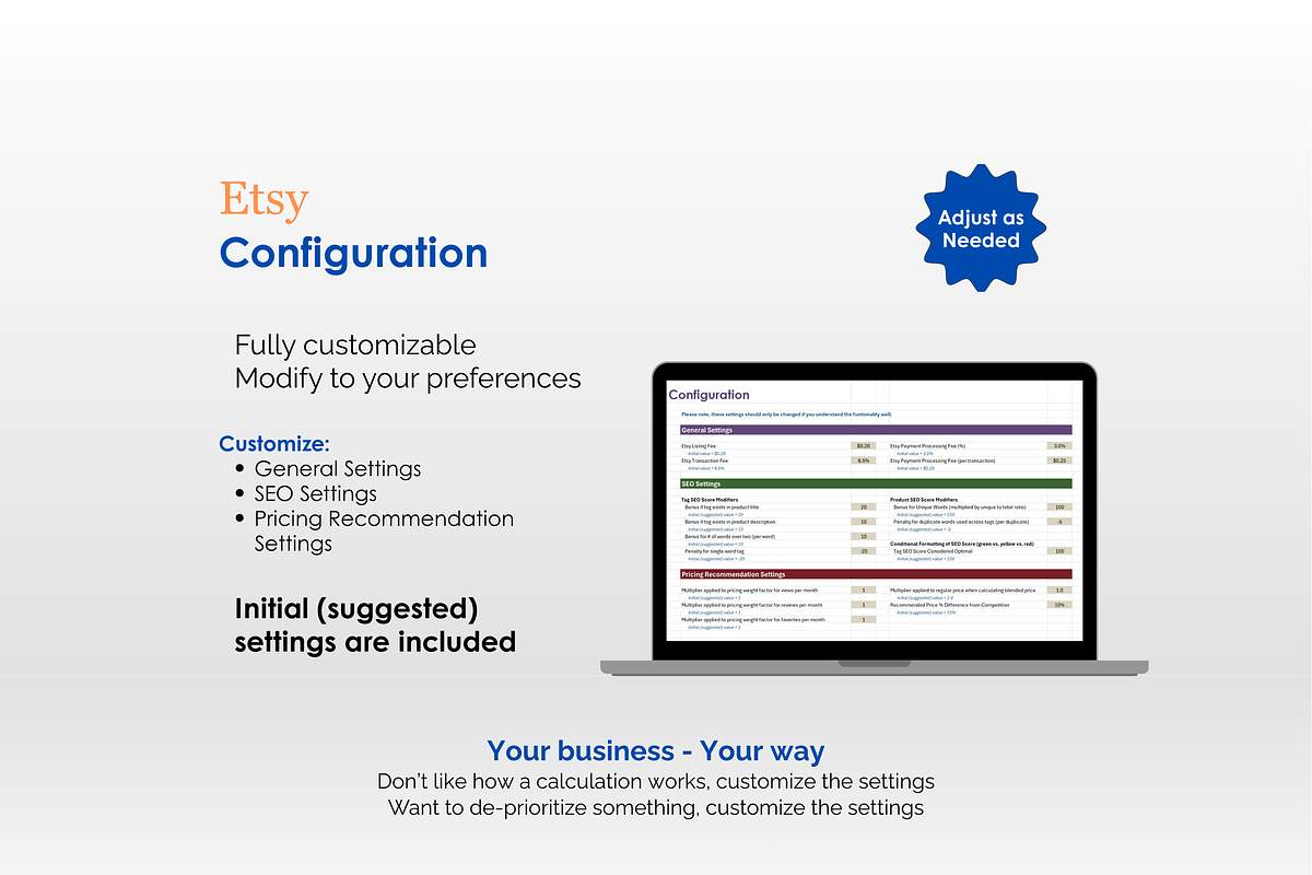 Etsy Seller Toolkit - Excel preview 7