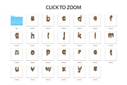 PSD Sand 3D Letters, an Object Graphic by GK Creative (Thumbnail 9 of 11)