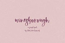 Winesborough Script
