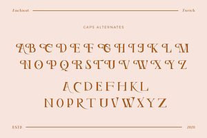 Ancient Zurich - Elegant Serif Logo