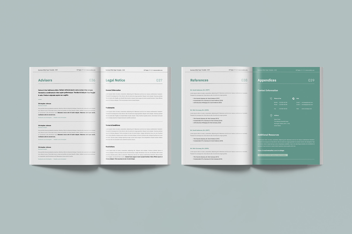 White Paper Bundle, a Brochure Template by Orcshape Studio (Photo 13 of 29)