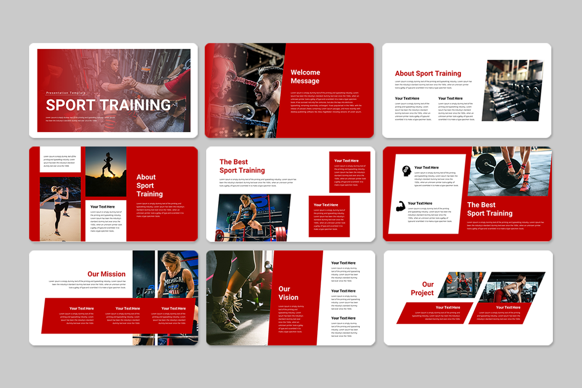 Sport Training - Google Slides, a Presentation Template by QR Design Studio (Photo 2 of 3)