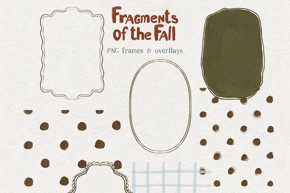 Fall Cottagecore Frames Backgrounds, a Decorative Illustration by whiteheartdesign (Photo 20 of 22)