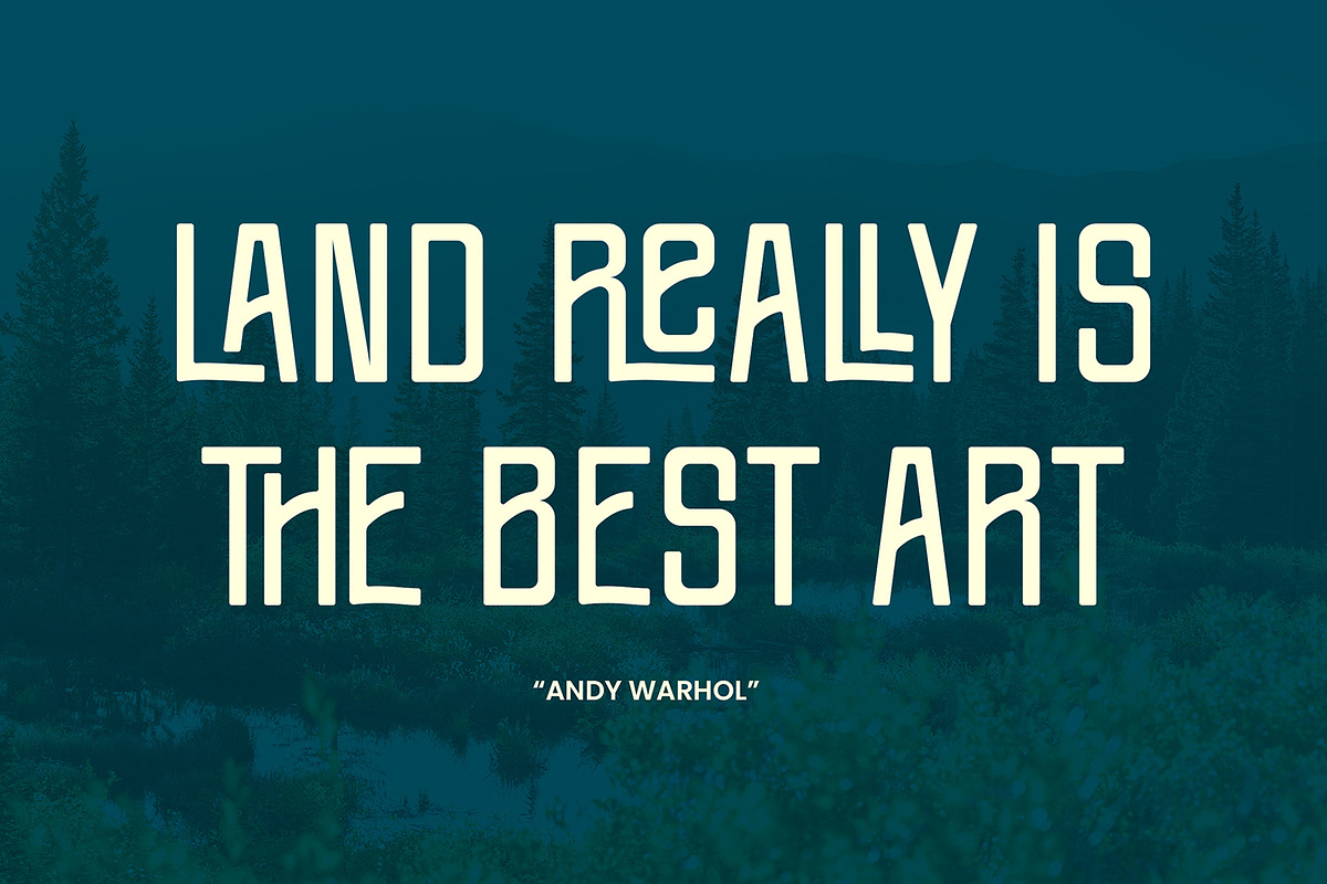 Keel Wood - Sans Condensed Font, a Sans Serif Font by AQR Studio (Photo 6 of 9)