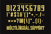 Senior Varsity - Vintage Slab Serif, a Slab Serif Font by Pian45 Studio (Thumbnail 3 of 12)
