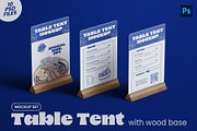 A5 Menu Table Tent PSD Mockup Set, an Advertising Mockup by Remnand Studio (Thumbnail 1 of 11)