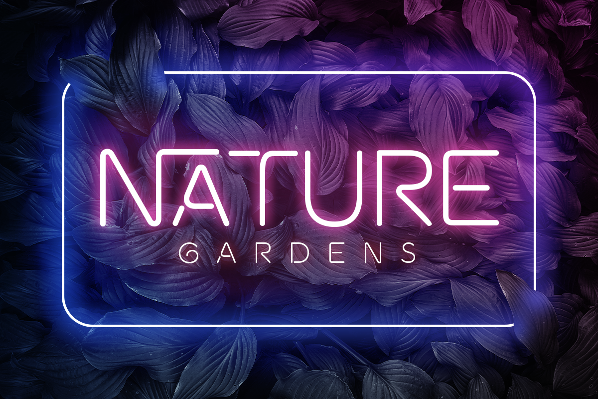 Newon - Modern Neon Light Font, a Sans Serif Font by Hamz Studio (Photo 7 of 16)