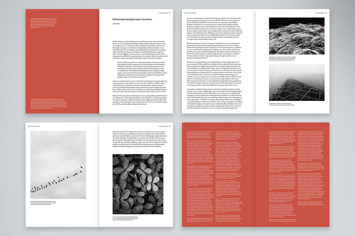 Warm Minimalist Editorial Template, a Print Template by McLittle Stock (Photo 4 of 5)