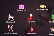 Xmas Toy Icons for DaVinci Resolve, a Templates & Theme by 2dfx (Thumbnail 1 of 2)