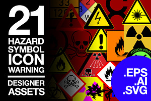 21 Hazard Symbols Warning Standard