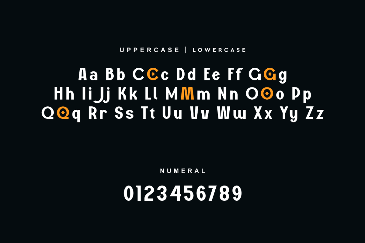Mono Qaftots Modern Bold Brand Font, a Sans Serif Font by QR Design Studio (Photo 10 of 16)
