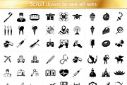 Mega Black Icons Pack - EPS, PNG, an Icon by Tashal (Thumbnail 6 of 8)