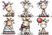 Cute Funny Giraffe - Whimsical Clipa, an Illustration by DreamPrint404 (Thumbnail 5 of 6)