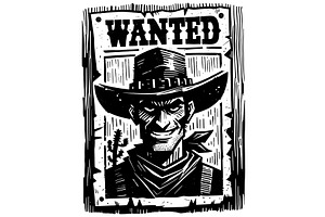 Wanted Criminal Poster