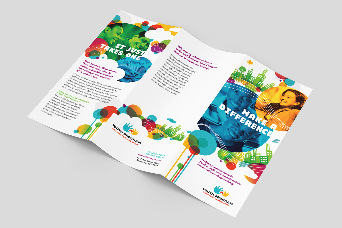 Youth Program Brochure Template, a Brochure Template by StockLayouts (Photo 3 of 4)