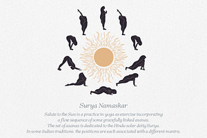 Yoga Illustration Vector Set