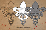 Curly Krakens, an Object Graphic by Ferntale Art & Design (Thumbnail 3 of 4)