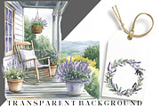 Wild Lavender Watercolor Clipart Set, an Illustration by DreamCafeArt (Thumbnail 8 of 8)