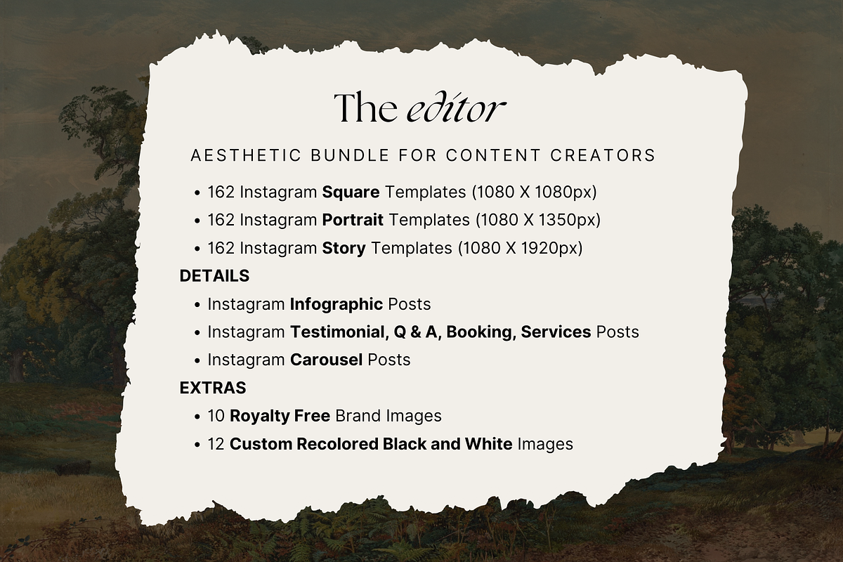 The Editor Template Bundle, a Social Media Template by The Flossy Finch (Photo 2 of 11)