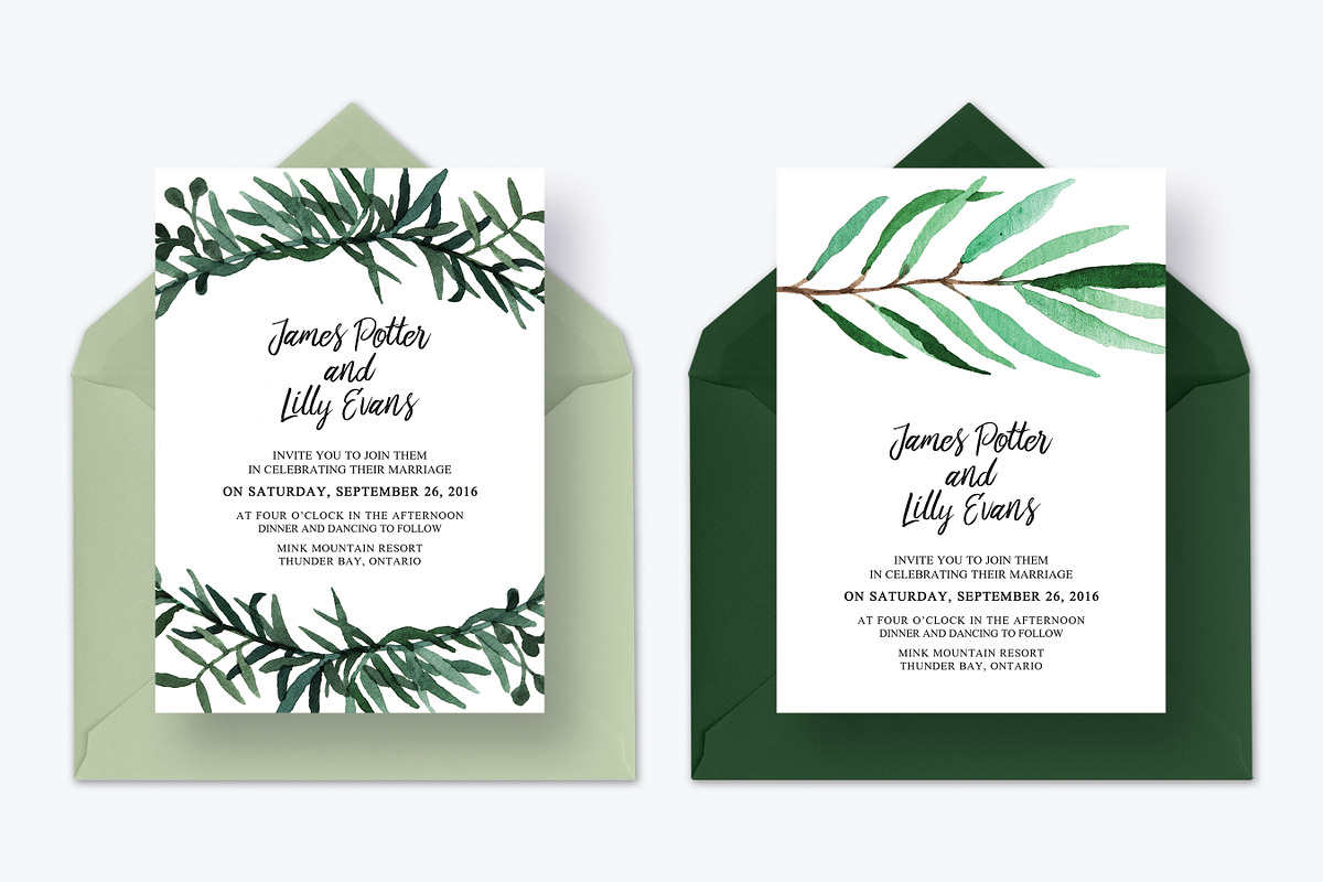 Tremendous Eucalyptus Collection, an Invitation Template by Knotted Design (Photo 16 of 24)