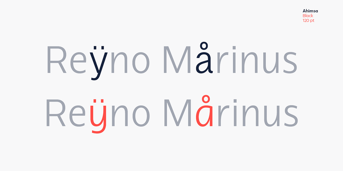 Ahimsa, a Sans Serif Font by Satori (Photo 5 of 12)