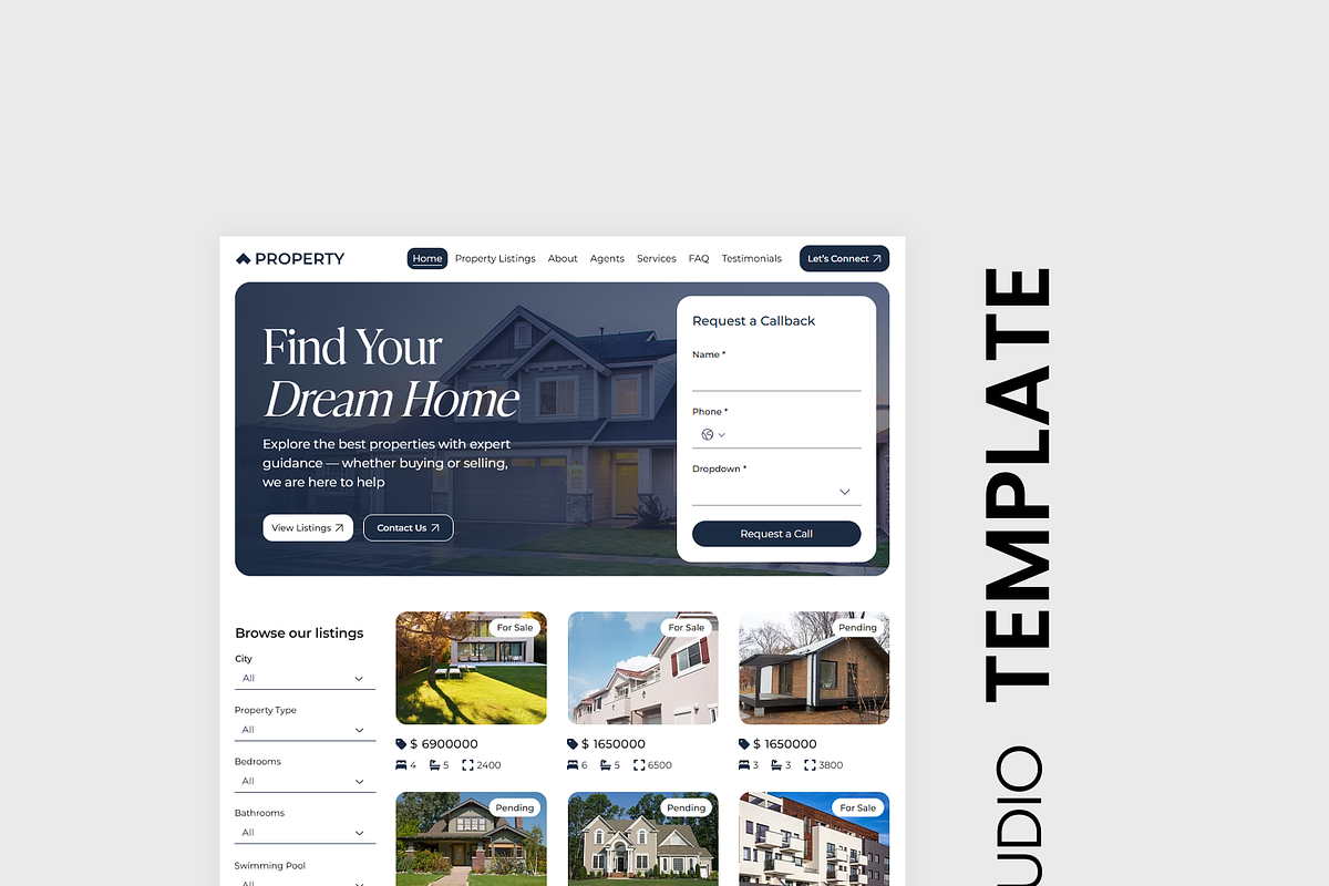 Realtor Wix Studio Website preview 6