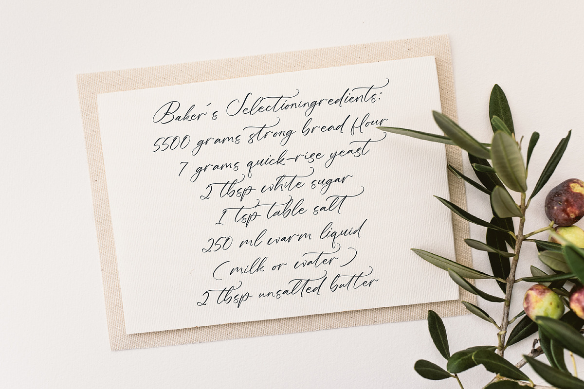 Silky Crystal Elegant Handwritten, a Script Font by Letterena Studios Script (Photo 9 of 10)