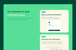 Green Bank - SaaS Framer Template