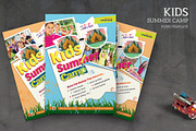 Kids Summer Camp Flyer Template, a Flyer Template by Pixavics (Thumbnail 1 of 3)
