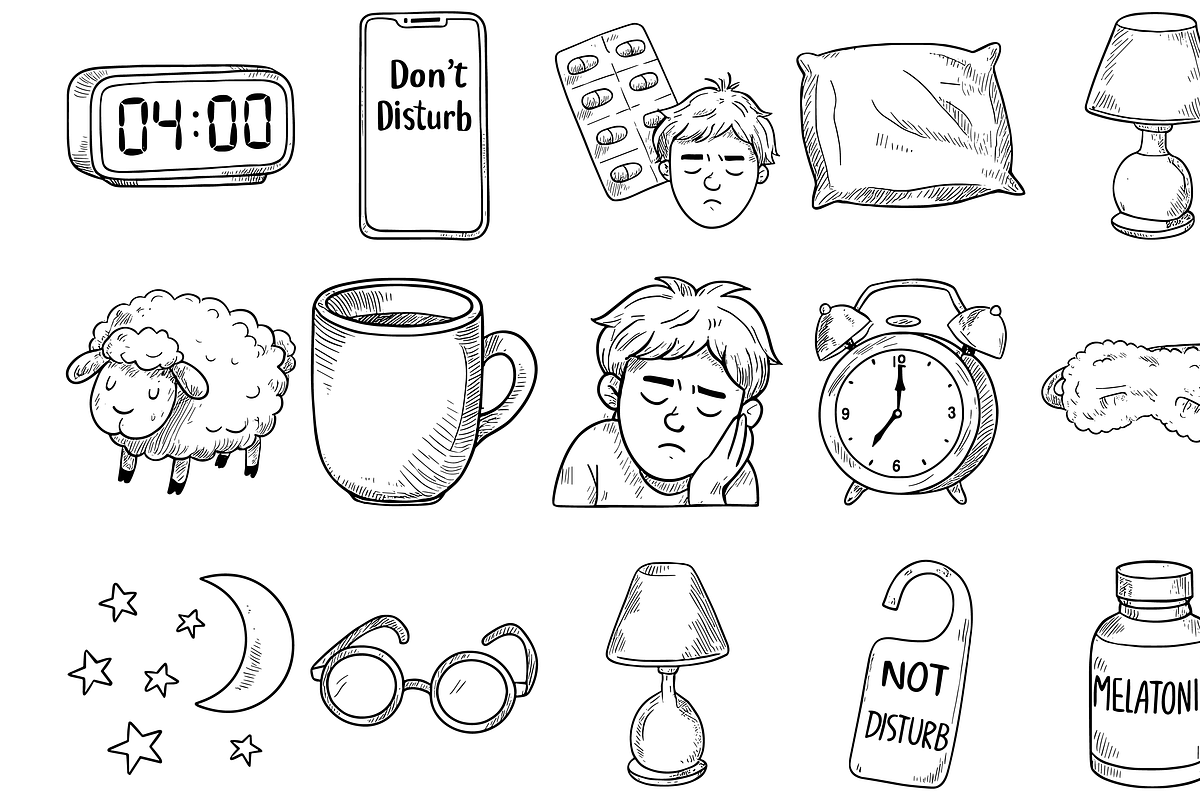 Essential Sleep and Nighttime Icons, an Object Graphic by nikagraphic (Photo 2 of 3)