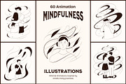 Animated Mindfulness Illustration, a Person Illustration by Prosymbols (Thumbnail 1 of 5)