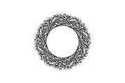 Hand Drawn Wreath Frame Bundle, an Illustration by yasushie (Thumbnail 37 of 51)