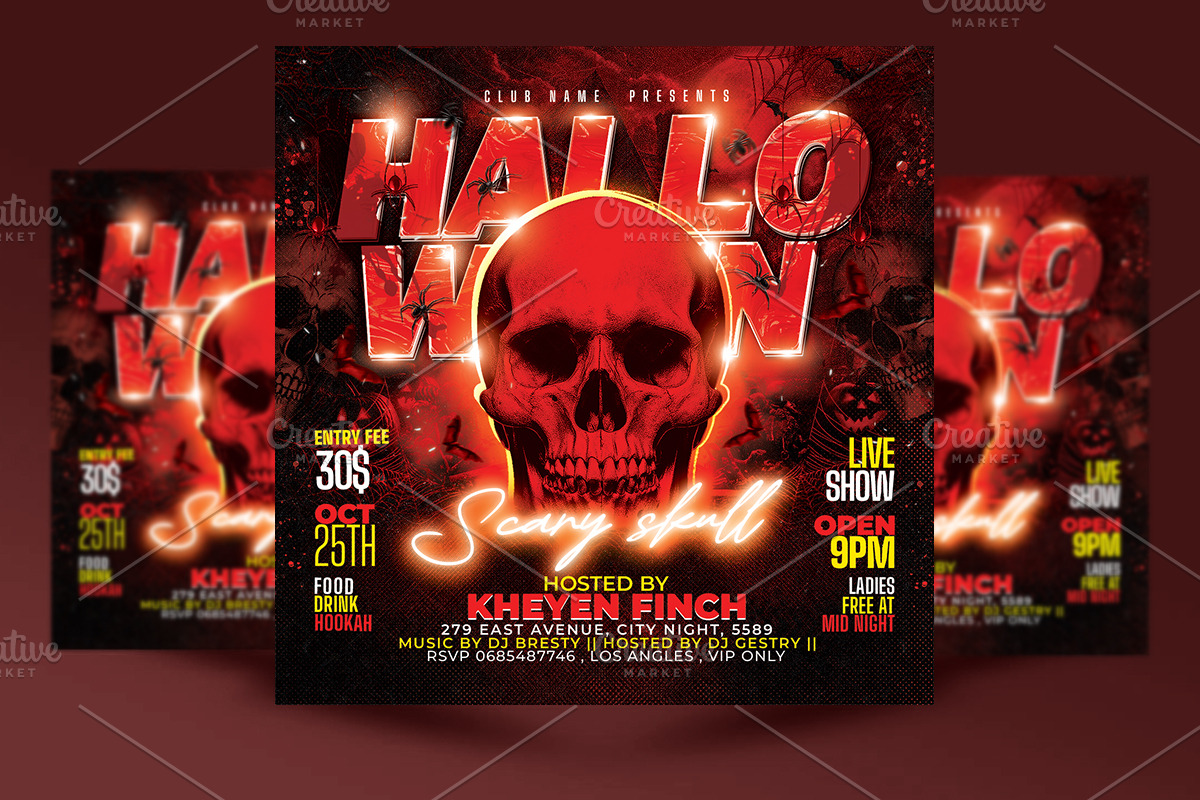 Halloween Flyer, a Flyer Template by RTXdesinger99 (Photo 1 of 3)