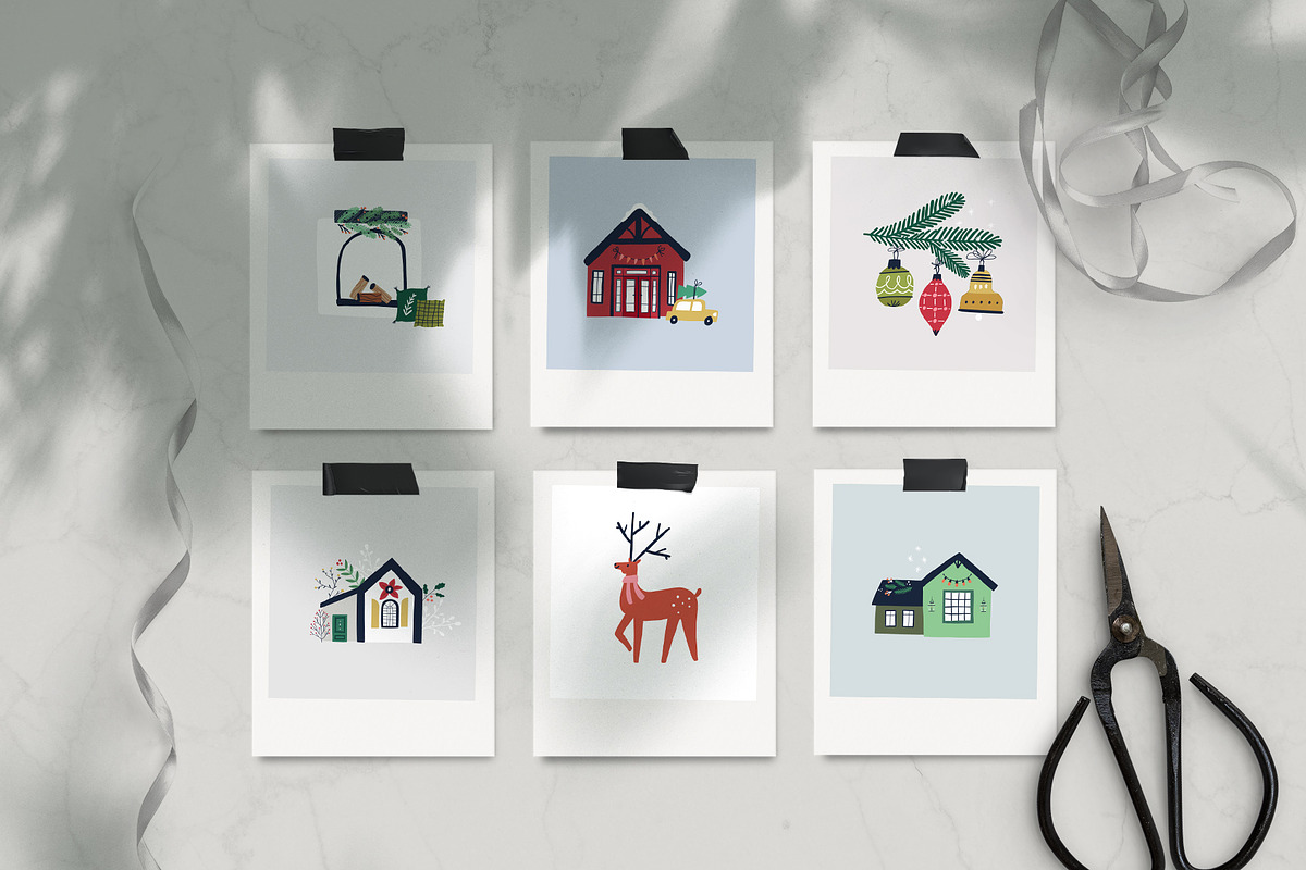 Christmas House Creator | svg png ai, a Seasonal Illustration by Olia (Photo 22 of 28)