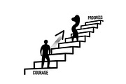 Stairway Journey Vector Bundle, an Illustration by jahid234 (Thumbnail 13 of 51)