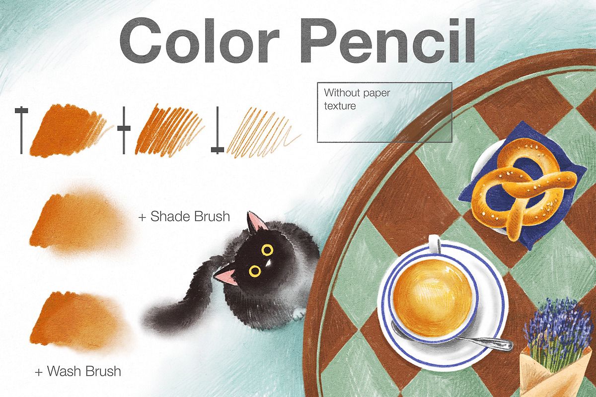 Realistic brushes for Procreate, a Brush Add-On by Maria Summer (Photo 6 of 8)