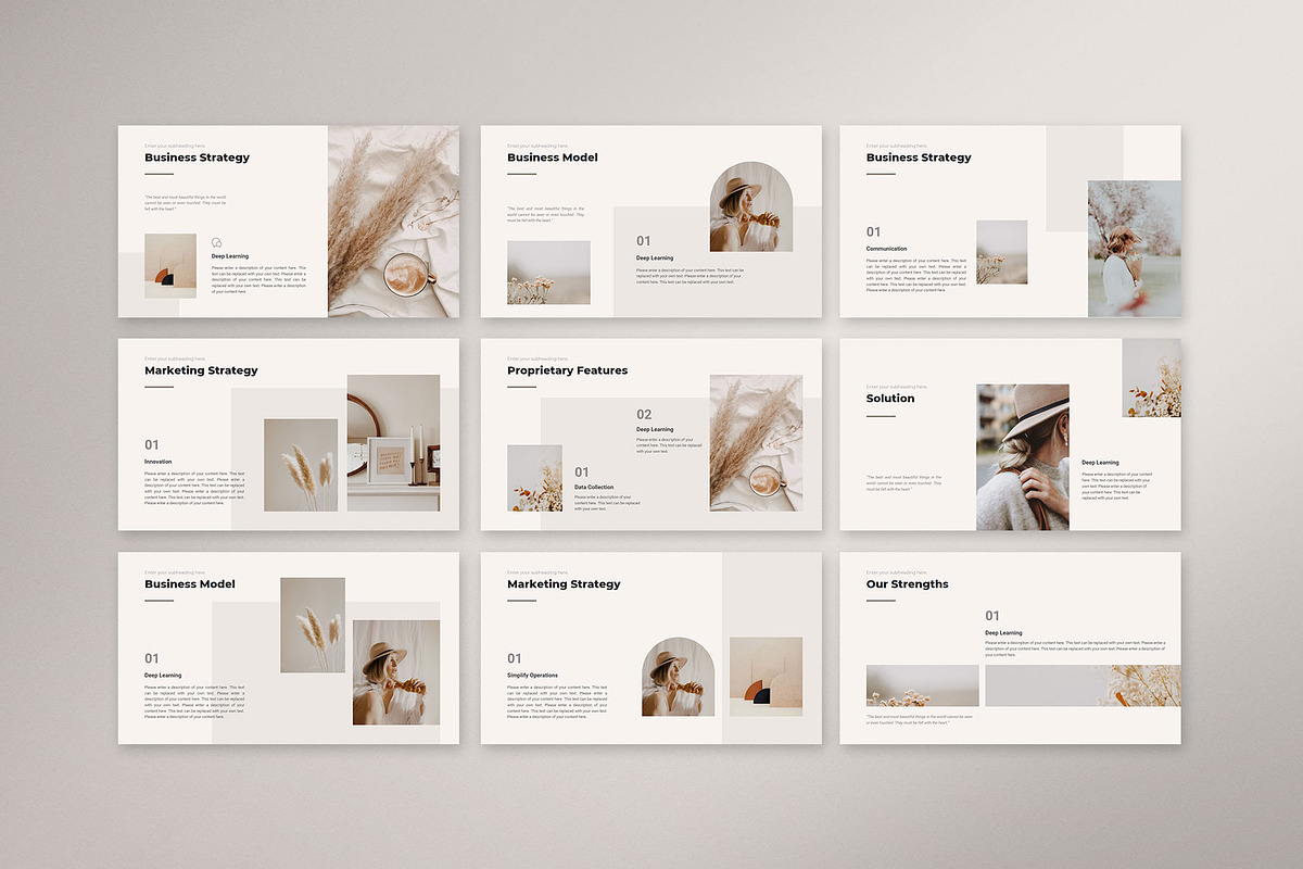 Simple Business Presentation CANVA, a Presentation Template by CreativityForest (Photo 10 of 17)