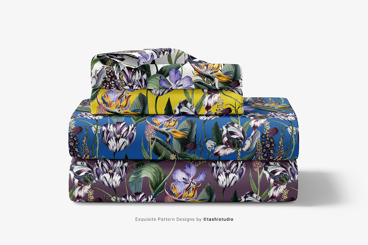 Tulipán, luxury Pattern Designs, a Pattern Graphic by Pink Linen (Photo 6 of 9)