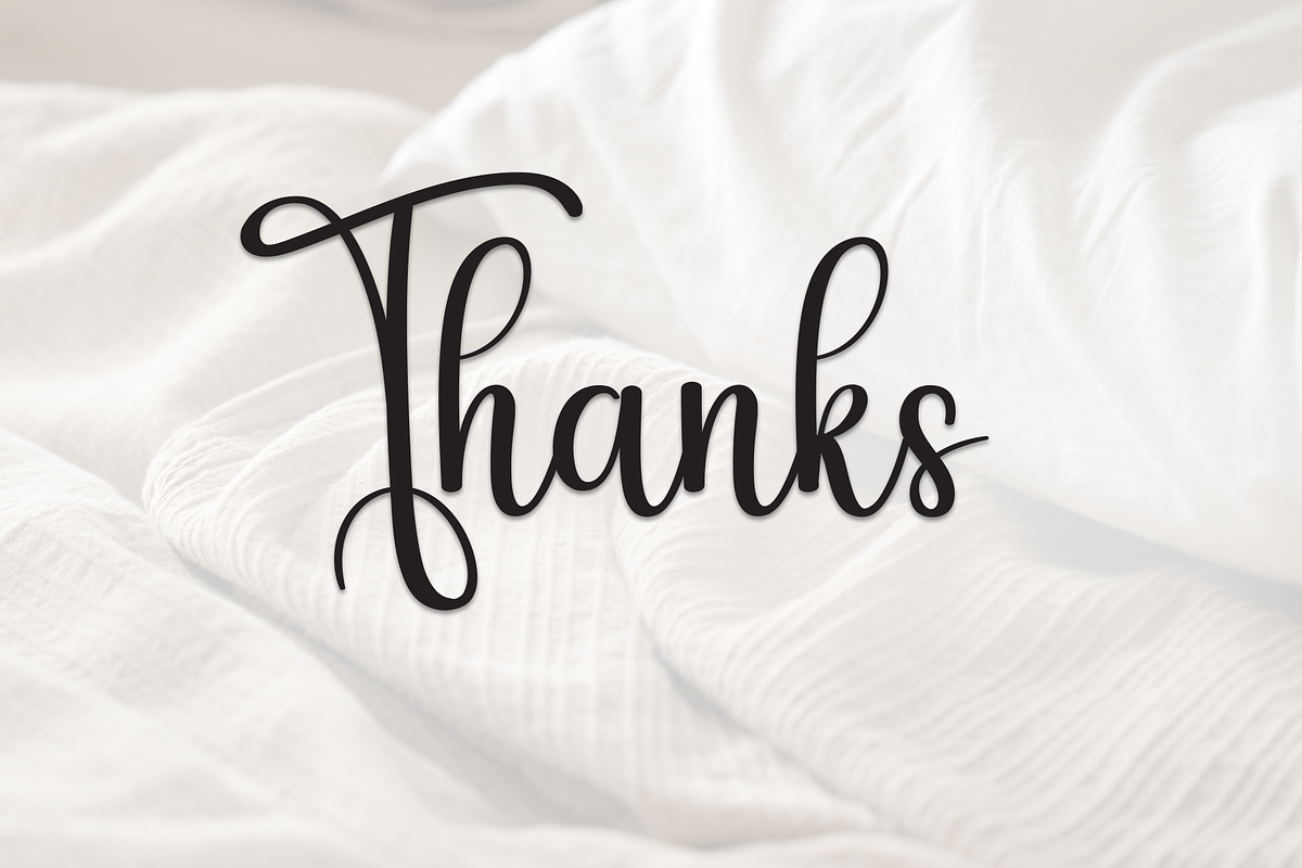 Blanket | Script Font, a Handwritten Font by Scratchones (Photo 9 of 9)