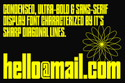 Projekt Display - Condensed Font, a Sans Serif Font by Oskar Biehl (Thumbnail 8 of 10)