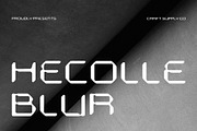 Hecolle Blur, a Sans Serif Font by Craft Supply Co. (Thumbnail 1 of 8)