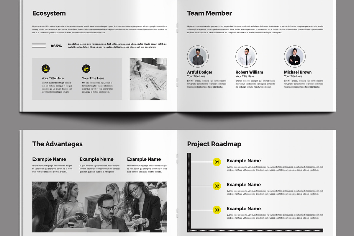 White Paper Design Template, a Brochure Template by MightyDesign (Photo 4 of 8)