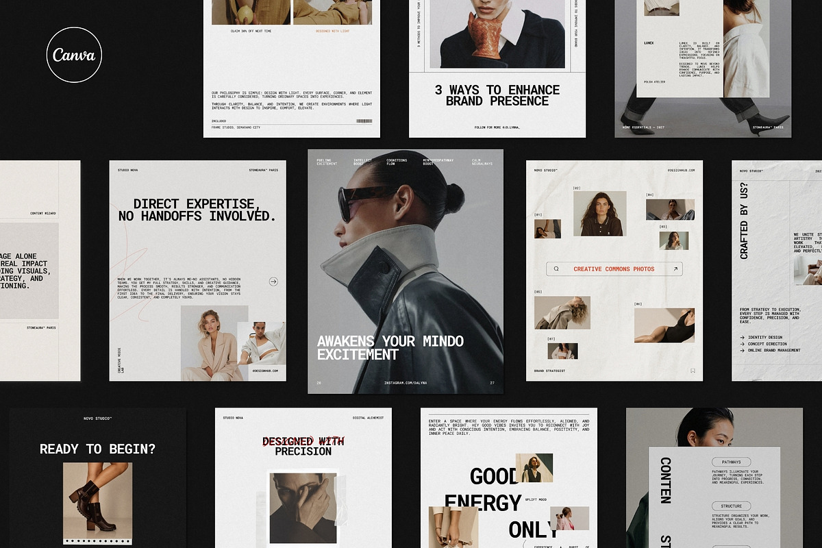 ZENO | Social Media Kit (II), a Social Media Template by The Aesthetic Studio (Photo 1 of 10)