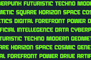 Maxel - Bold Futuristic, a Sans Serif Font by Dikas Studio (Thumbnail 6 of 7)