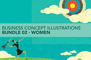 Business Concepts Bundle 02 Women, a Person Illustration by retrorocket (Thumbnail 1 of 16)