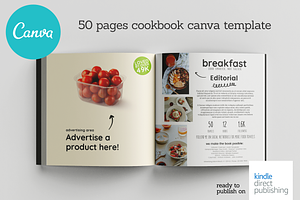 50 Pages Canva Breakfast Template